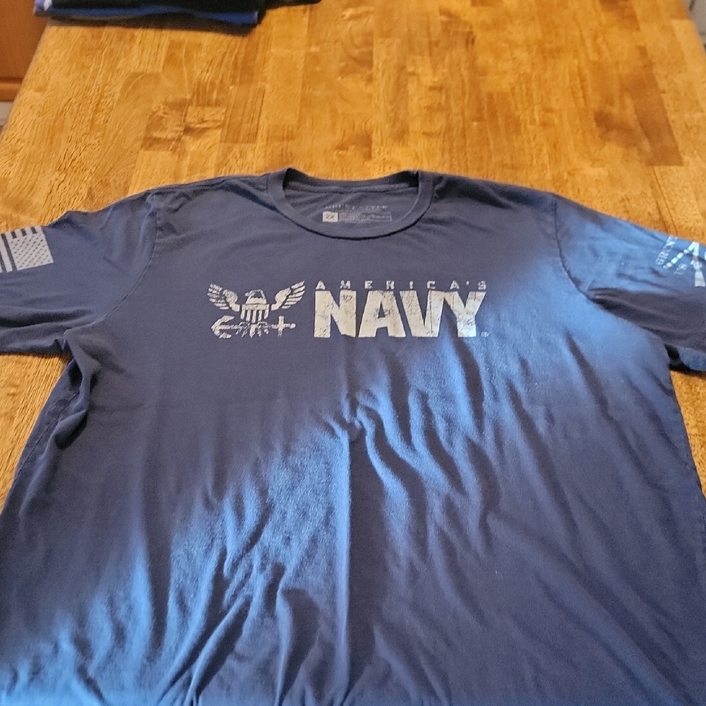 Grunt Style Navy Blue America's Navy Tee